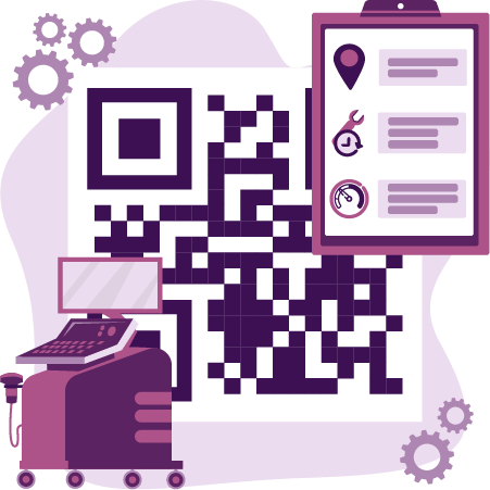 QR code for equipments